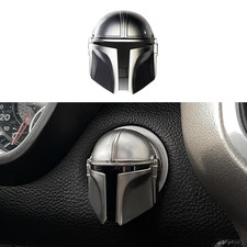 Mando Style Universal Car Engine Start Stop Button Cover Anti-Scratch Push St...