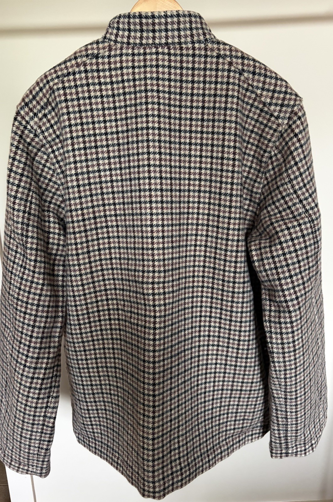 Drake’s Artist Checked Tweed Wool Chore Jacket Brand New 40 image 2