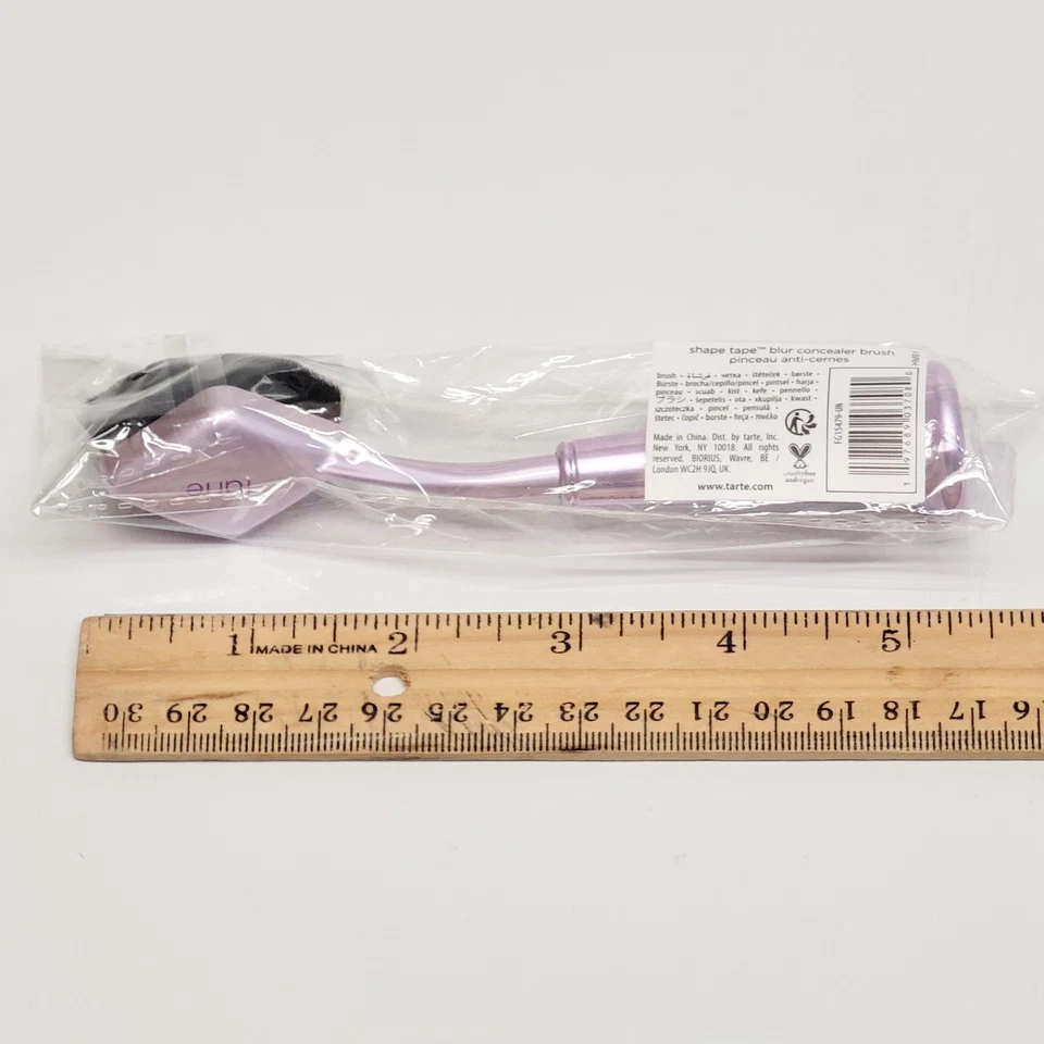 TARTE Forma Cinta Desenfoque CEPILLO CORRECTOR MANGO MORADO Maquillaje Licuadora Aplicador Foto 4 de 4