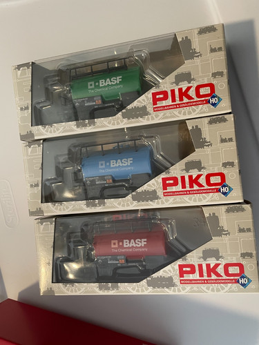 Piko Kesselwagen BASF set 73004/A 73004/B 73004/C - nuevo en caja | Zustand: Used