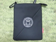 NEW * Ghost Golf Black Utility Valuables Bag Pouch