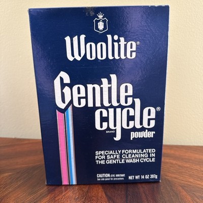 Vintage 1982 Woolite Gentle Cycle Powder Laundry detergent Powder NIB New