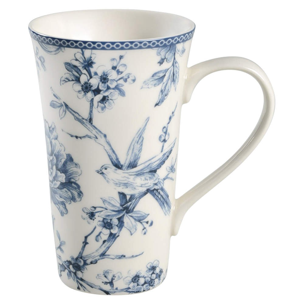 222 Fifth Adelaide Blue and White Latte Mug 9469178