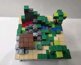 LEGO Minecraft 21002 Micro World-The Forest -100% Complete (No Instructions/Box)