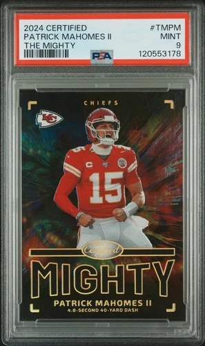 2024 Panini Certified Patrick Mahomes The Mighty PSA 9