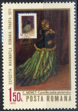 Romania  1970 FILAEXPO Claud Monet impressionist painter MNH, OG  m