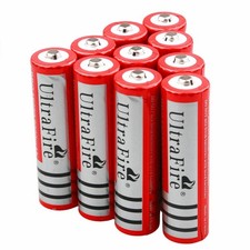 UltraFire 3.7V Rechargeable Battery Button Top 3000mAh Lithium
