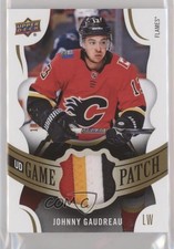2018-19 Upper Deck UD Game Patch 10/15 Johnny Gaudreau #GJ-JG Patch 0c3