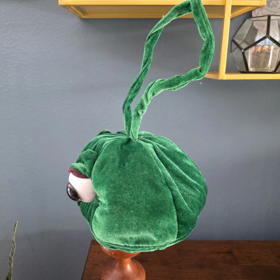 Elope Grasshopper A Bugs Life Velvet Big Eyes Youth Childs Dress up Hat Costume - Image 2 of 4