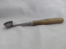 Vintage Econome INOX Made In France Melon Baller Wood Handle 7"