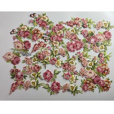 ANNA GRIFFIN CARD MAKING 40 3D ROSES AND FLOWER EMBELLISHMENTS NEW