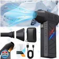 FunApricity Snow Whiz LED Turbo Blower Cordless 3-Speed Snow Duster for Car