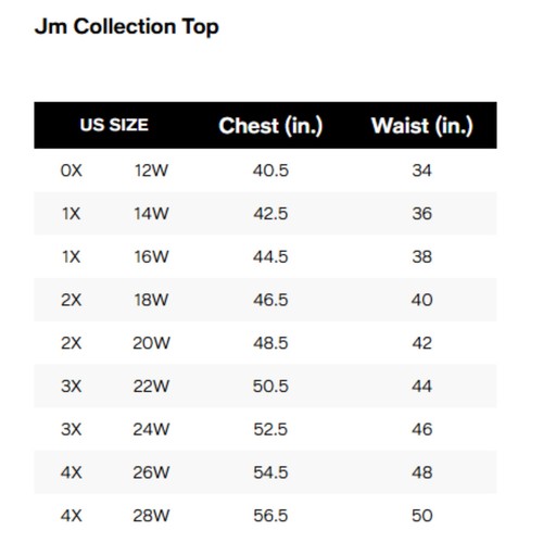 JM Collection Plus Size Garden Dream Scoop-Neck Top – Black, Size - 2X - Bild 5 von 5