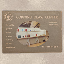 Corning Glass Center 12 Scene Postcard Bookle...