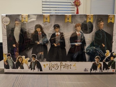 Mattel Harry Potter 5-Pack Doll Set Harry Ron Hermione McGonagall Dumbledore