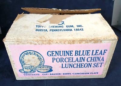 Topps Chewing Gum 1960's Dureya, PA / Porcelain China - RARE Promo Box Set