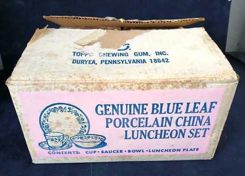 Topps Chewing Gum 1960's Dureya, PA / Porcelain China - RARE Promo Box Set