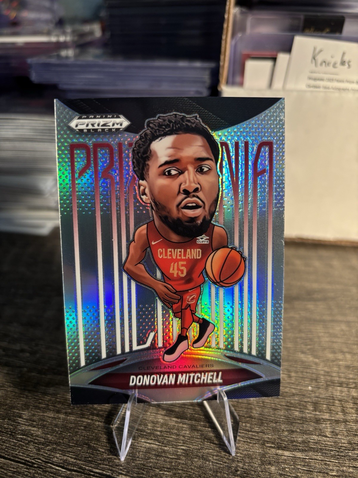 2024-25 Panini Prizm Black Donovan Mitchell Prizmania Case Hit Cavs SSP!