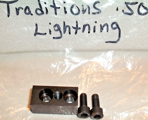 Traditions Lightning Muzzleloader  Bedding Block And Bolts 50 Cal Black Powder - Picture 1 of 8