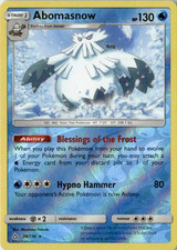 Abomasnow Reverse Holo Rare SM - Ultra Prism 38/156 NM