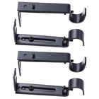 4 stücke 19.05mm Verstellbare Vorhangstange Vorhang Pole Halter Vorhang