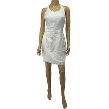 Versus Gianni Versace Vintage Silver Shimmer Sheath Dress