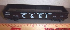 Model Train Flat bed Freight Car, C EI, ROCO, Chicago  eastern Illinois