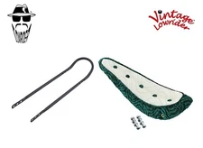 20" ORIGINAL LOWRIDER Velour 5 Button Green White Banana W/Seat Black Sissy Bar