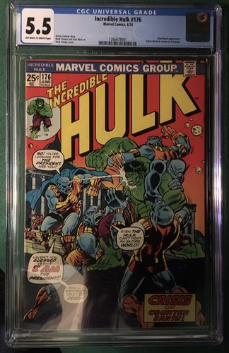 The Incredible Hulk #176 CGC Graded 5.5 Marvel Comic 1974 - Bild 4 von 4