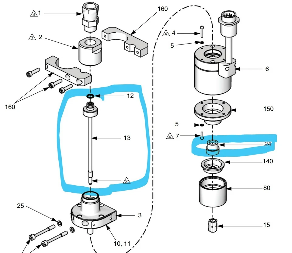 Graco 246292 Precision Swirl Orbital Dispenser Parts Kit [Z4B5]   - Image 3 of 4