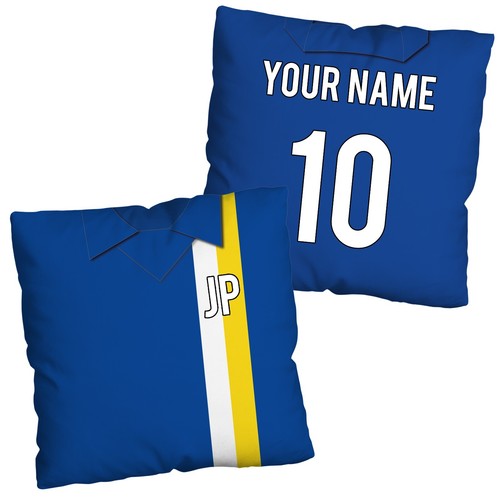 Cardiff - 1976 Home Shirt Personalised Retro Football Scatter Cushion -Two Sizes - Picture 12 of 13
