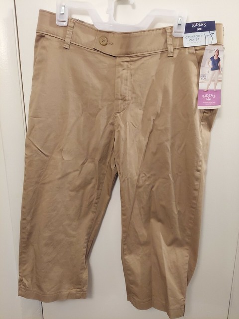 lee rider khaki pants