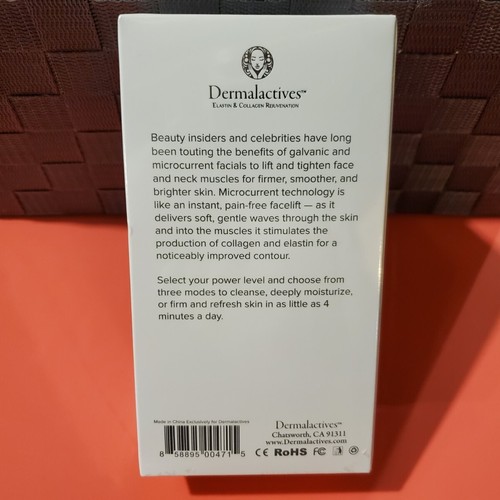 Dermalactives Microcurrent Facial Toning Device Collagen Rejuvenation MSRP $179 - Picture 3 of 3