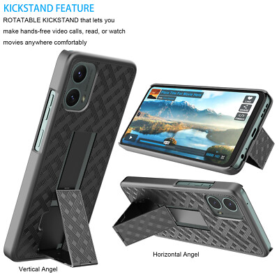 Heavy Duty Case With Belt Clip For Motorola Moto G Stylus/G Power/G 5G (2023-2024) - Rugged Protection