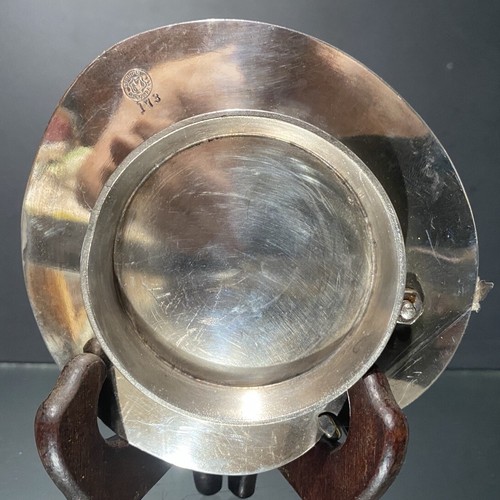 Candlestick.Unique Design Meriden Conn..Quadruple Silver Plate Pattern # 173 BIN - Picture 8 of 10