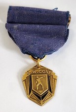 Antique Track and Field Event SHOT PUT Award Medal 1932 South West Conference