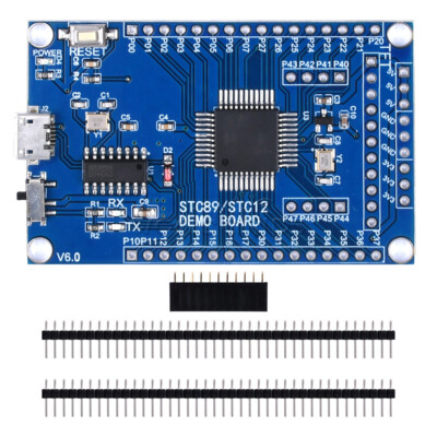 STC89C52RC Core Development Board 51 MCU Minimum System Learning Board CH340 DIY