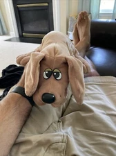 Vintage 1985 Large Brown Pound Puppy Original Tonka Toy Excellent Condition