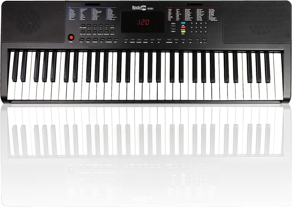 Rockjam RJ361 Keyboard Compact 61 Keys with Music Stand Piano Return Stock - Image 2 of 4