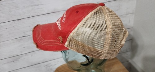 Vintage rot 55 Weingut Trucker Mütze Angeln Hipster See Angeln Cap Mütze 80er 90er - Bild 5 von 6