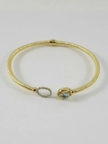 Bracciali di lusso rigidi in oro giallo 18 carati