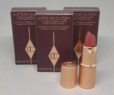 3x Charlotte Tilbury Matte Revolution 'Walk Of No Shame' Mini Lippenstifte (3x1,1g)