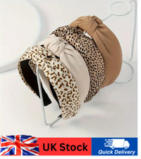 4pcs Wide Soft Headband Women Girls Satin Alice Band Hair Bands Boho Twist bands