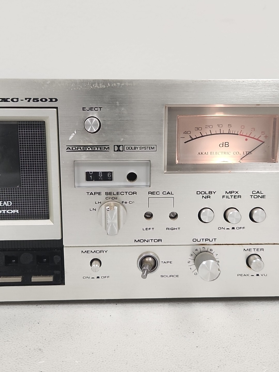 Akai GXC750D Vintage Stereo Cassette Deck Sale Untested Condition eBay