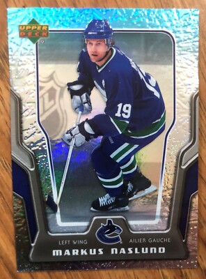 07 08 Upper Deck Mcdonald's MARKUS NASLUND Hockey card #2