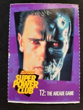 T2: Arcade TERMINATOR POWER CARD 1992 Nintendo Super Power Club #87 Magazine