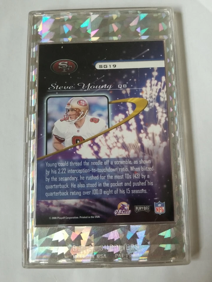 Momentum Star Gazing #SG19 2000 Steve Young estuche personalizado verde Foto 2 de 2