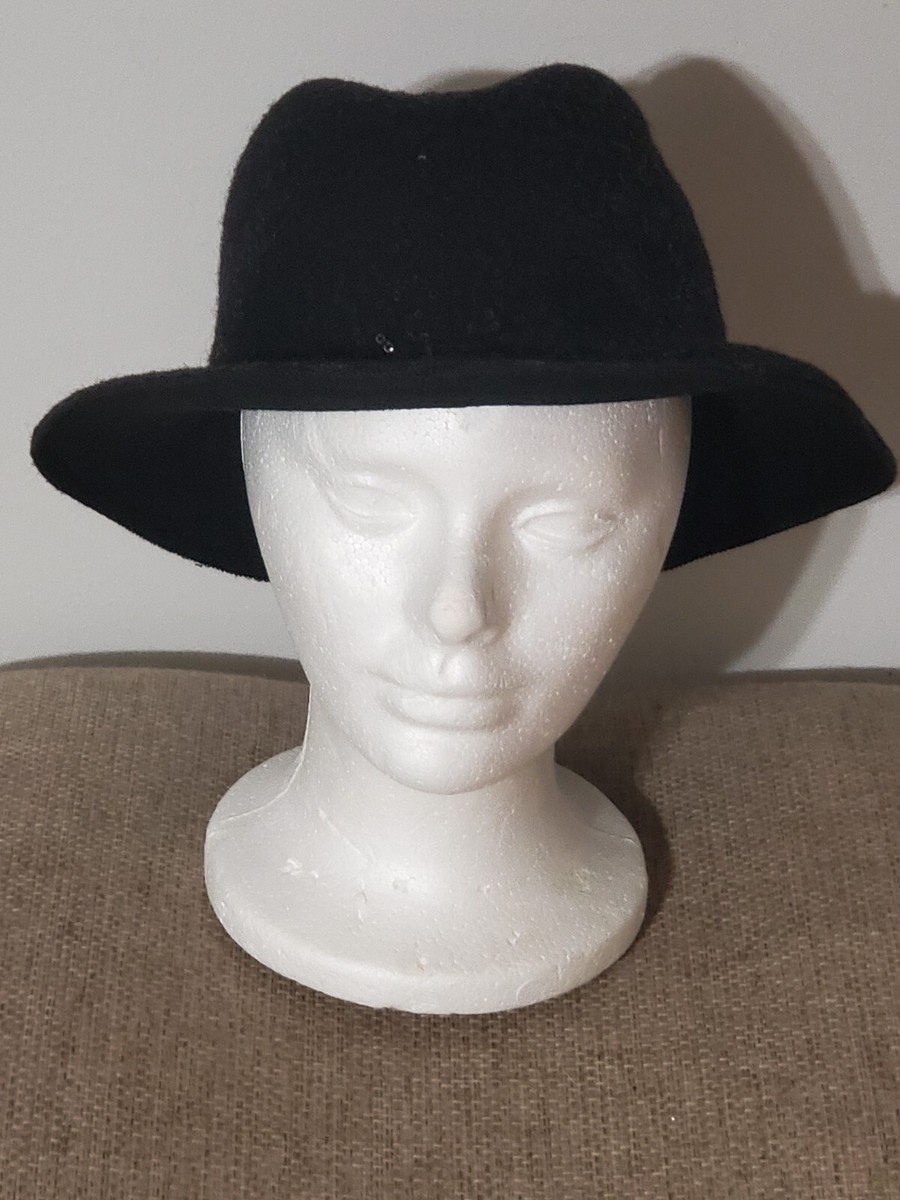 Diesel Hat Corinda Black Glitter Cap Wool Size I Women display picture 2