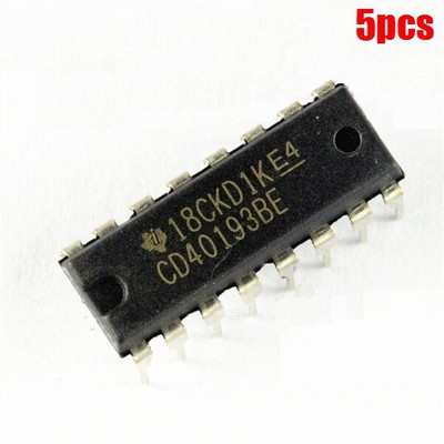 5Pcs DIP-16 DIP16 Dip CD40193BE CD40193 16-Pin Ic New hk