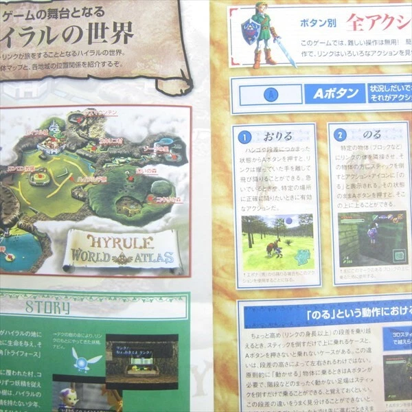 LEGEND OF ZELDA Ocarina Kouryaku no Kumikyoku Guide Nintendo 64 Book 1999 GK82 - Imagem 3 de 4